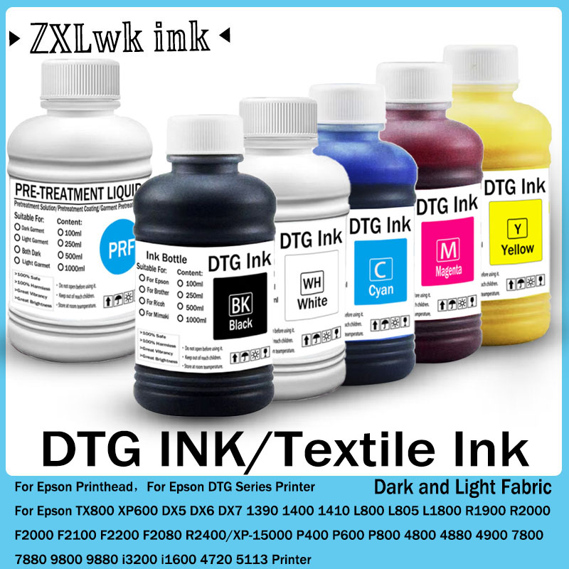 Direct To Garment Ink - Tinta DTG de 250 ml para