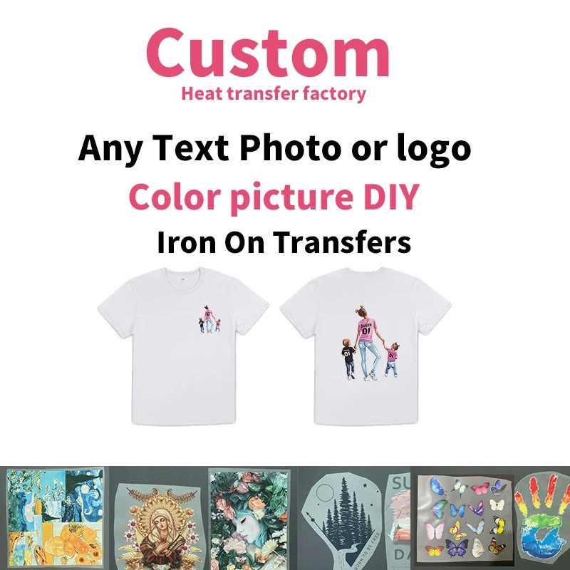 Printable Heat Transfer Vinyl - Logotipo personalizado o imagen, pegatinas de