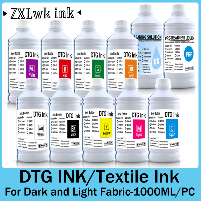 Direct To Garment Ink - Tinta DTG para recarga de impresoras