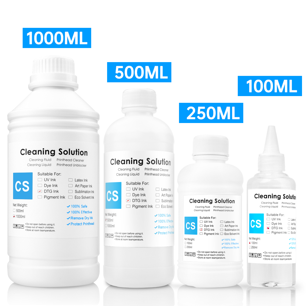 Solución de limpieza DTG de 10 - Direct To Garment Ink reseña y precio