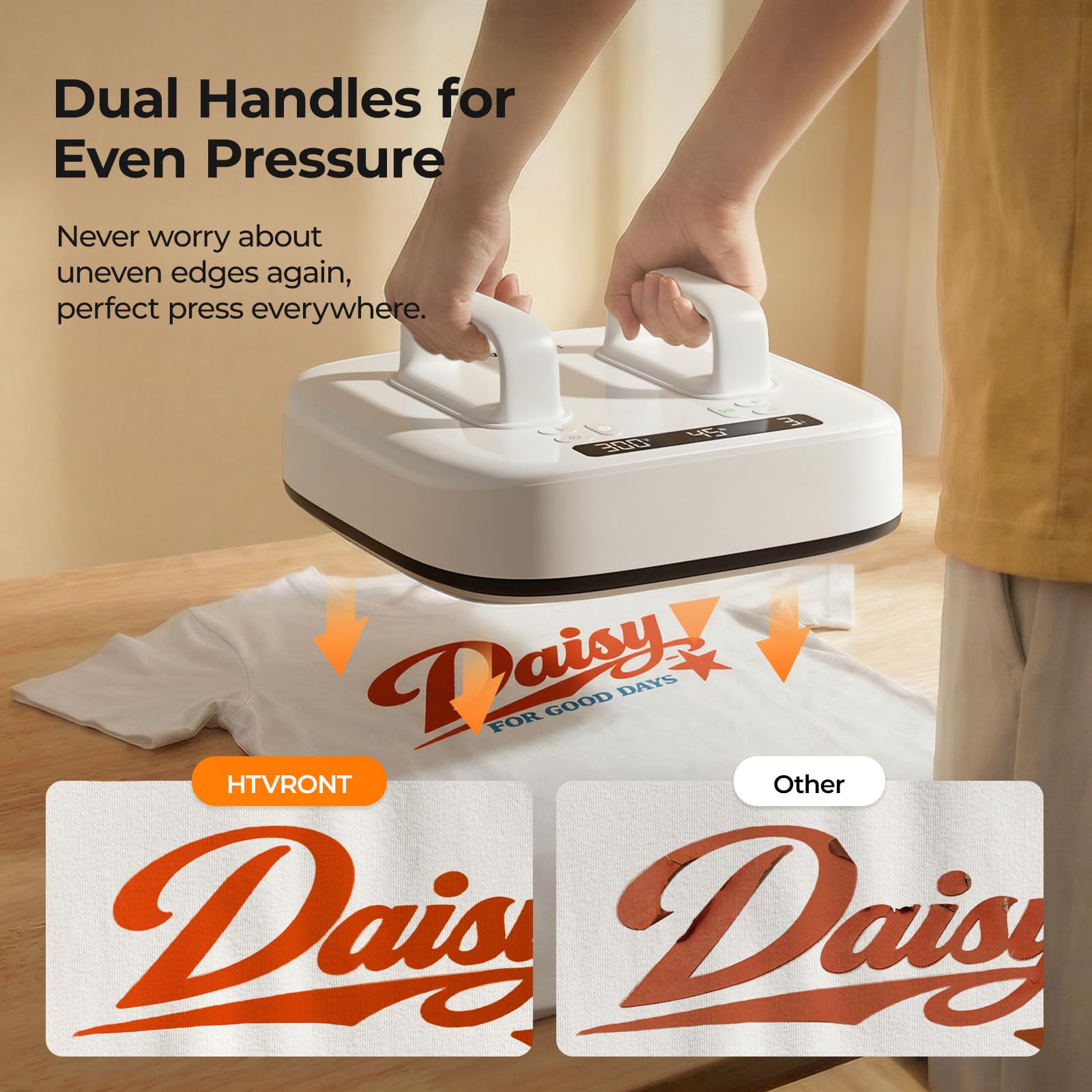 HTVRONT H10 V2 Prensa de Calor - Printable Heat Transfer Vinyl reseña y precio