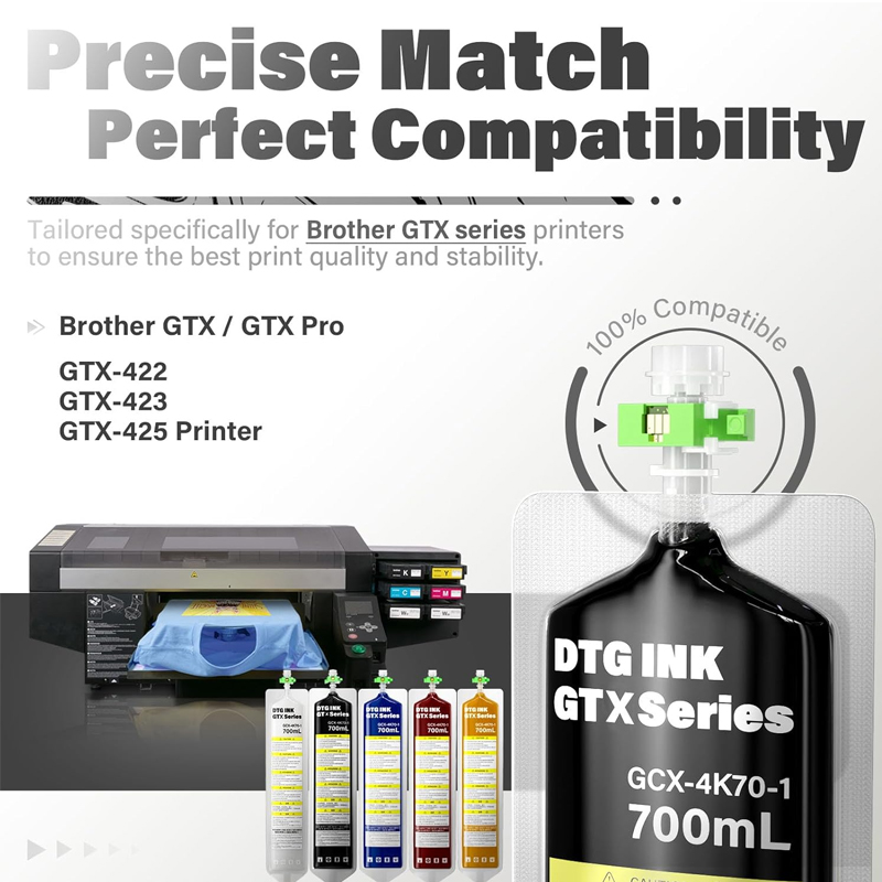 Bolsa de tinta textil GTX DTG  - Direct To Garment Ink reseña y precio