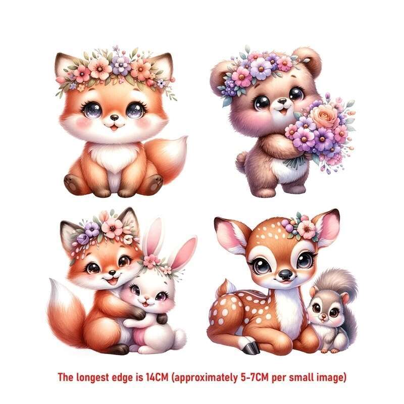 14CM traje lindo flor Animal z - Printable Heat Transfer Vinyl reseña y precio