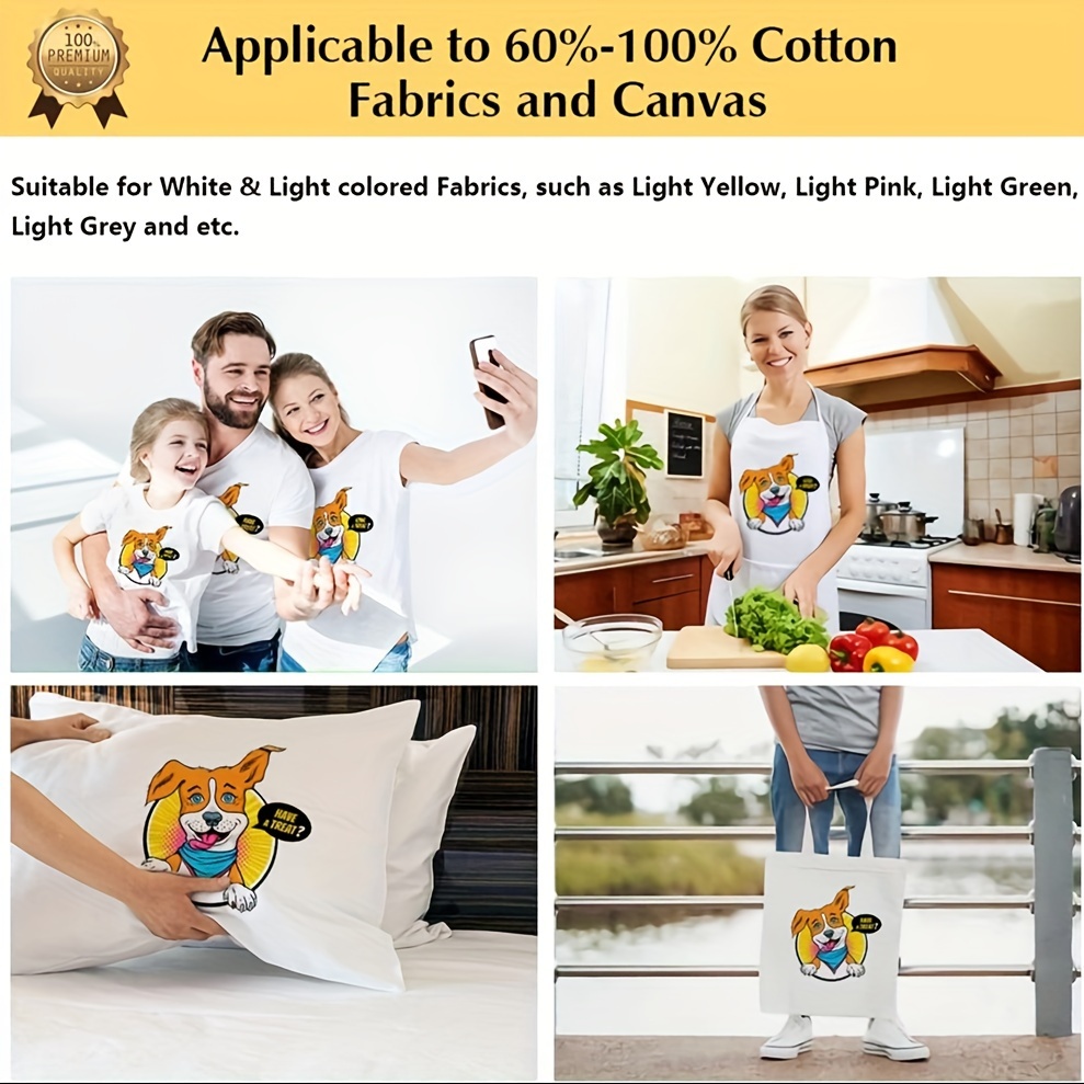 Papel de transferencia de calo - Printable Heat Transfer Vinyl reseña y precio