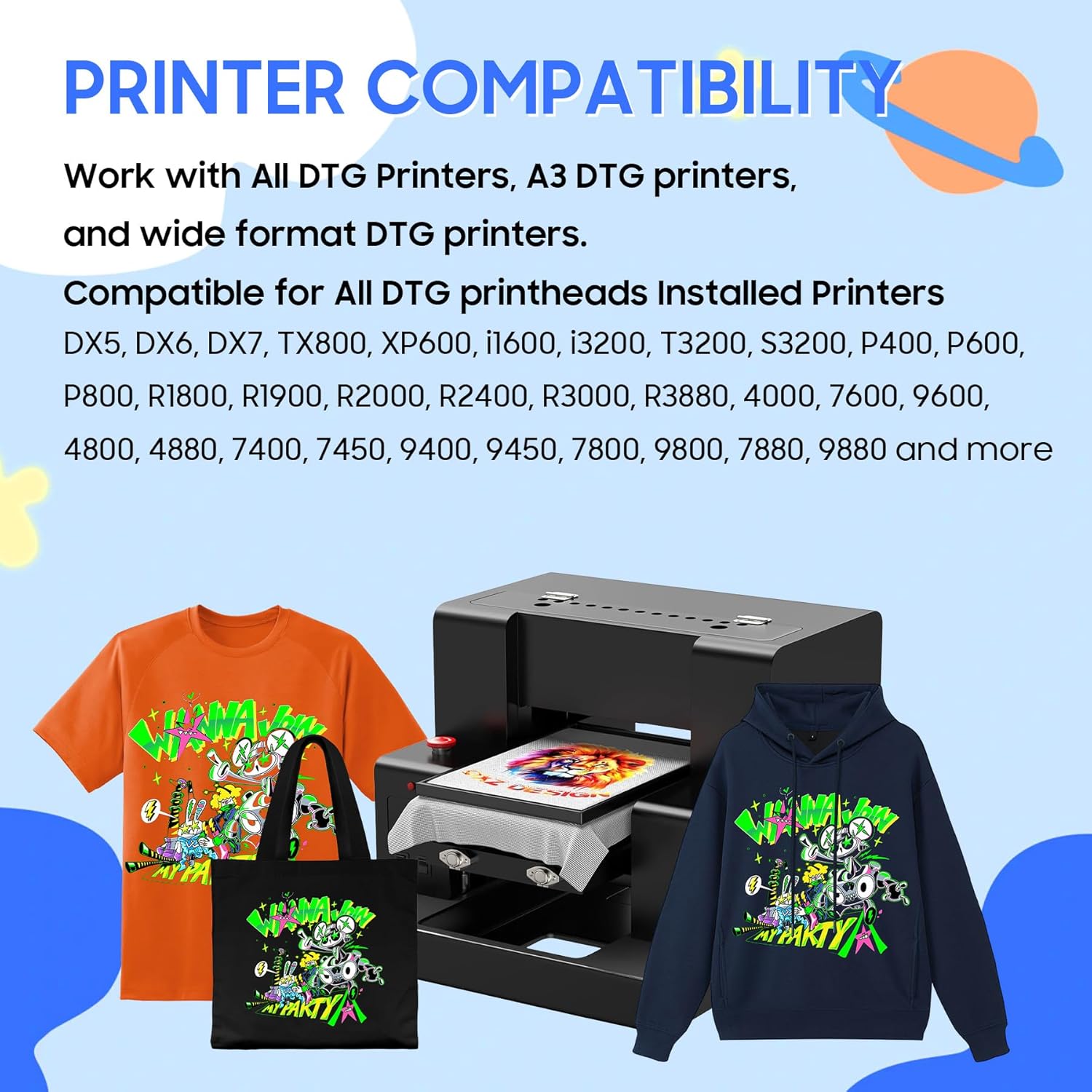 Tinta DTG de 1000 ml para Impr - Direct To Garment Ink reseña y precio